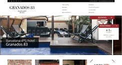 Desktop Screenshot of hotelgranados83.com